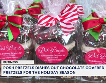 News 12 Westchester: Chocolate covered pretzels and hair blow-outs...