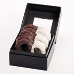 6 Piece Pretzel Gift Box Black and White Chocolate image 0